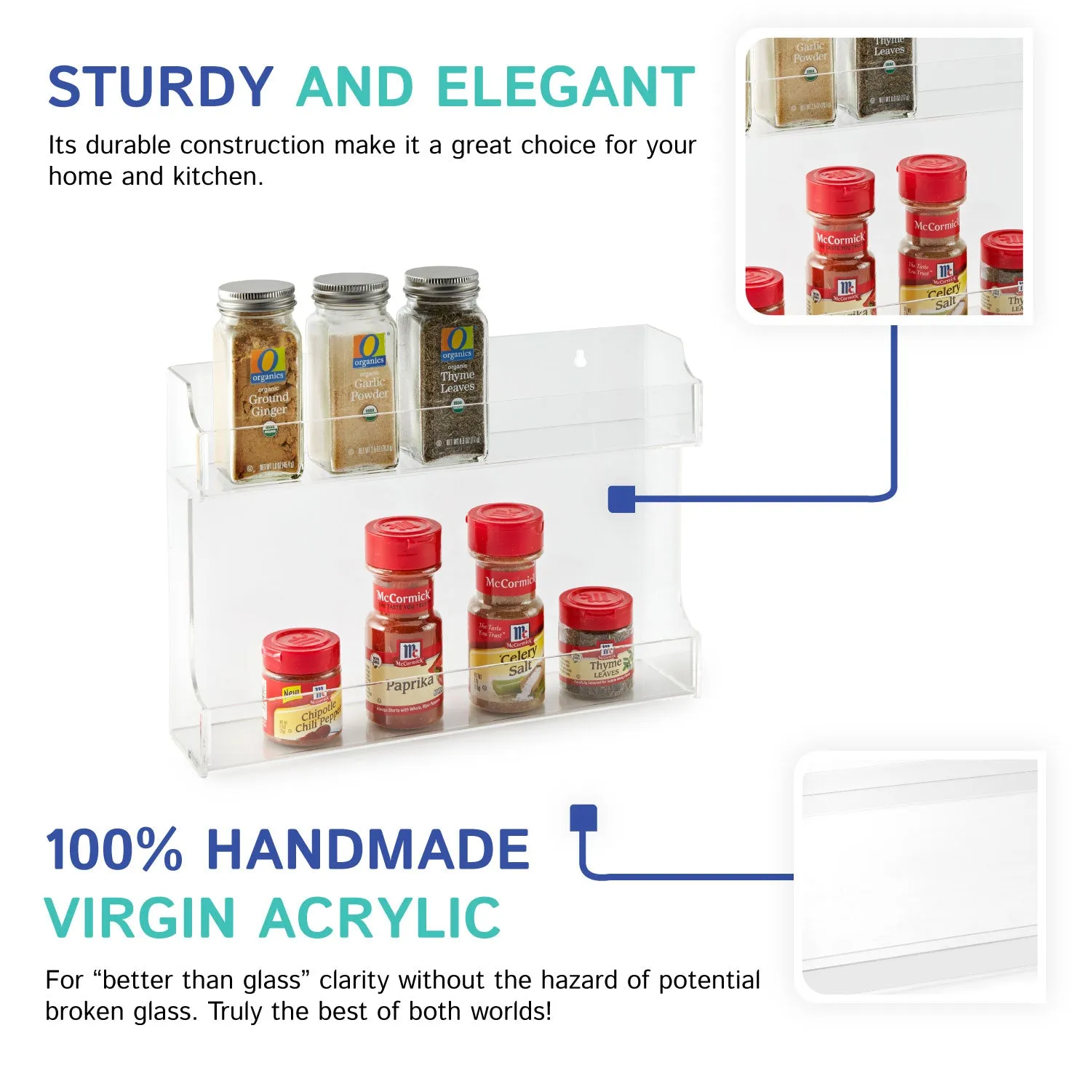 2-Shelf Spice Rack