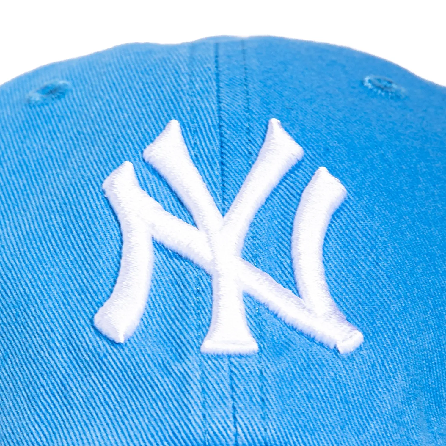 47 Brand New York Yankees Cleanup Adjustable Hat - Light Blue, White