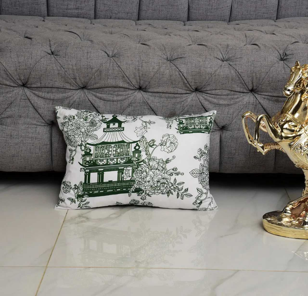 6 PCs Digital Printed Cotton Cushions- Heritage