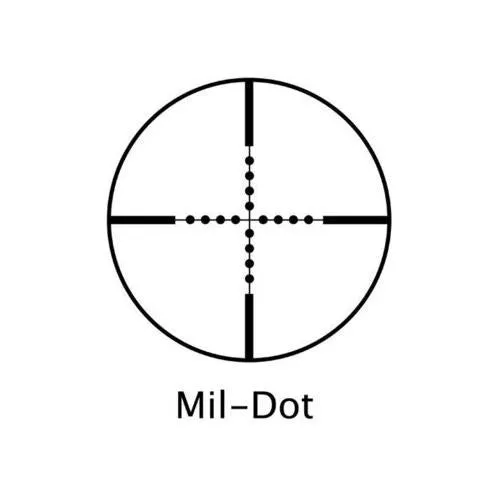 Airgun Scope - 3-12x40mm Adjustable Objective, Matte Black, Mil-Dot Reticle