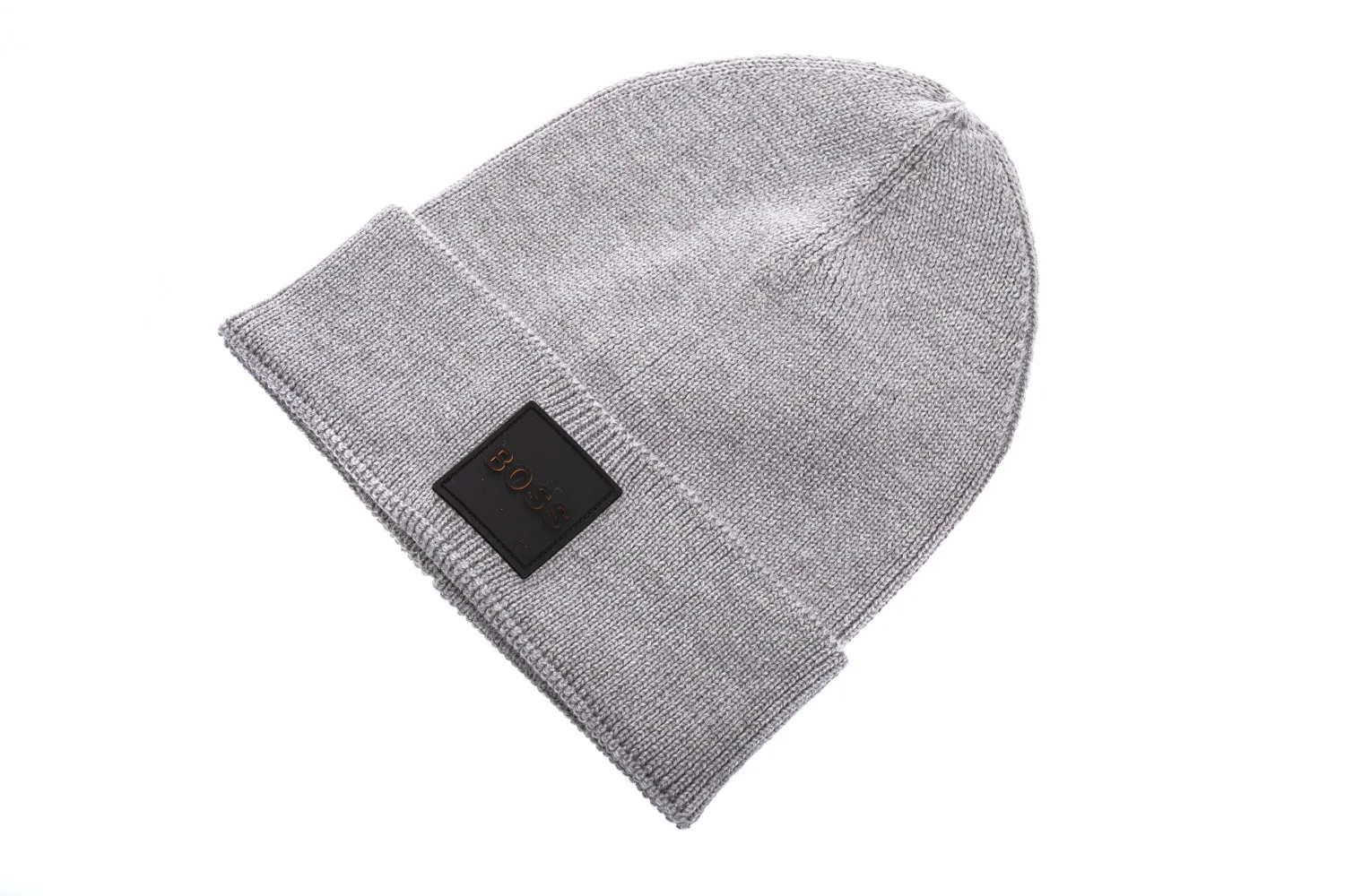 BOSS Foxxy Beanie Hat in Medium Grey