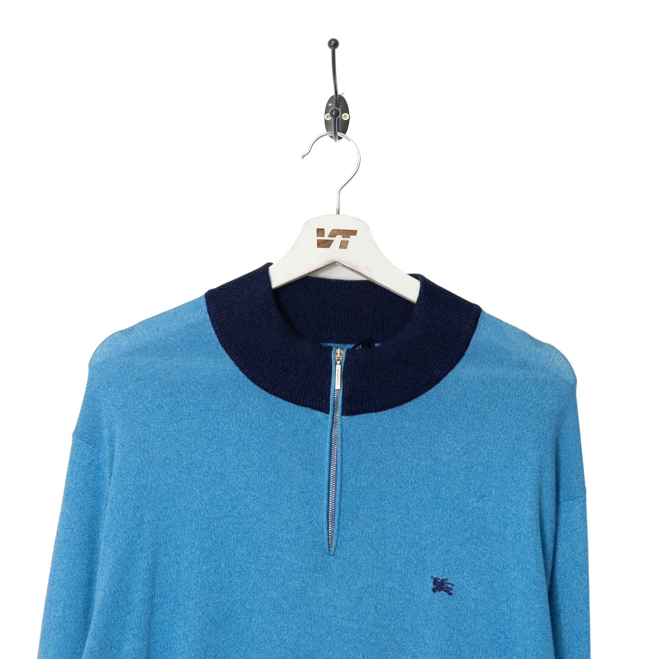 Burberry London Blue Quarter Zip