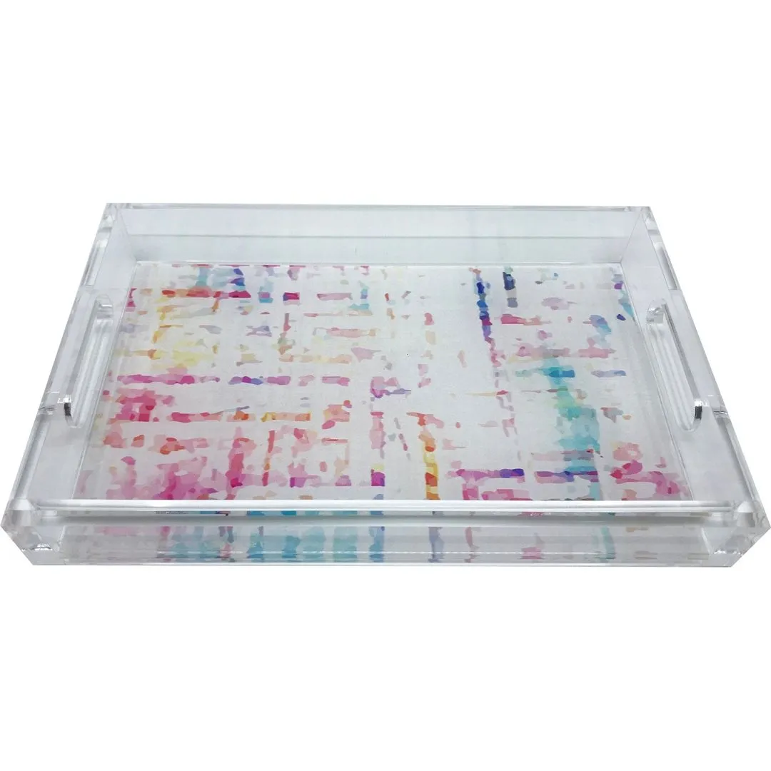 Coco Cream Acrylic Vanity Tray 12.25X7.75