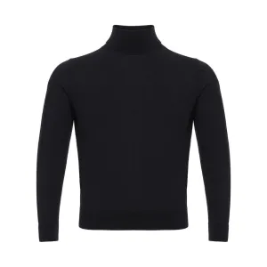 Colombo Italian Cashmere Luxury Black Sweater