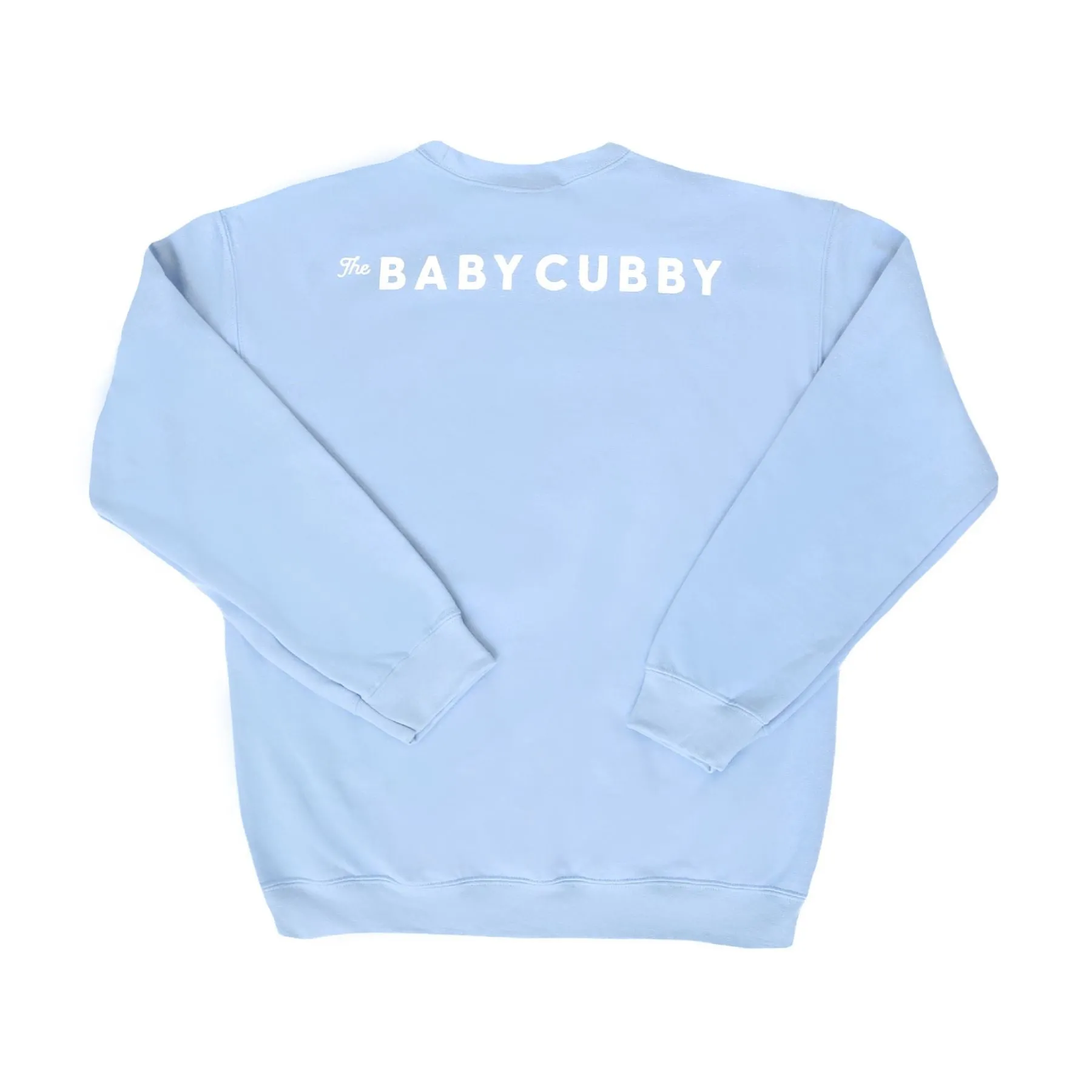 Crewneck Sweatshirt - Cubby Mama - Light Blue