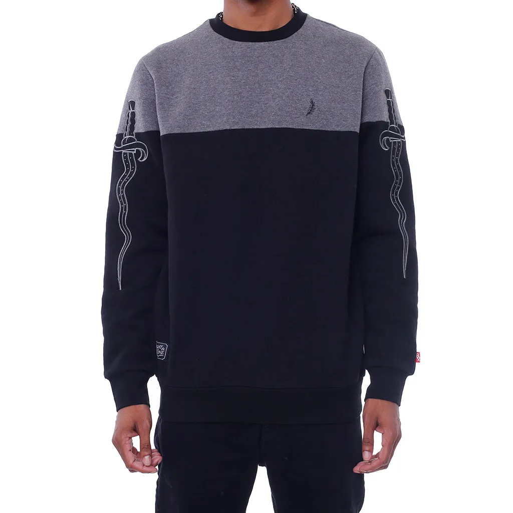 Daggers Split Crewneck Sweatshirt