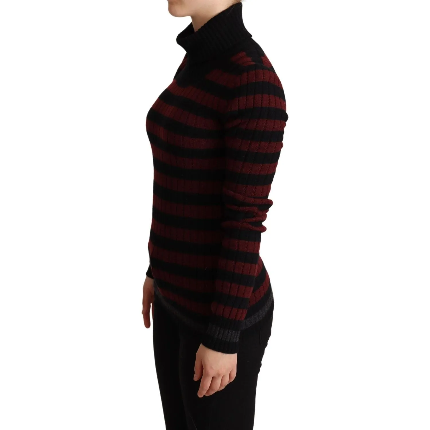 Dolce & Gabbana Chic Striped Wool-Cashmere Sweater