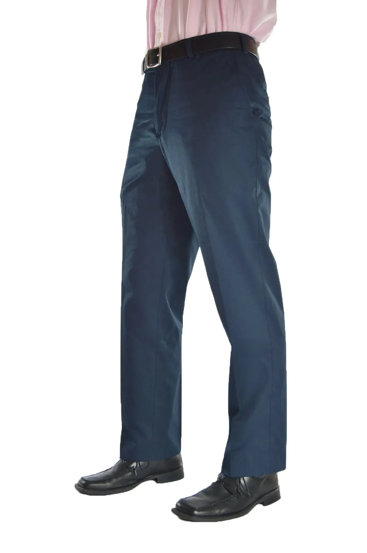 Georgia Cotton Gabardine Pants - Navy