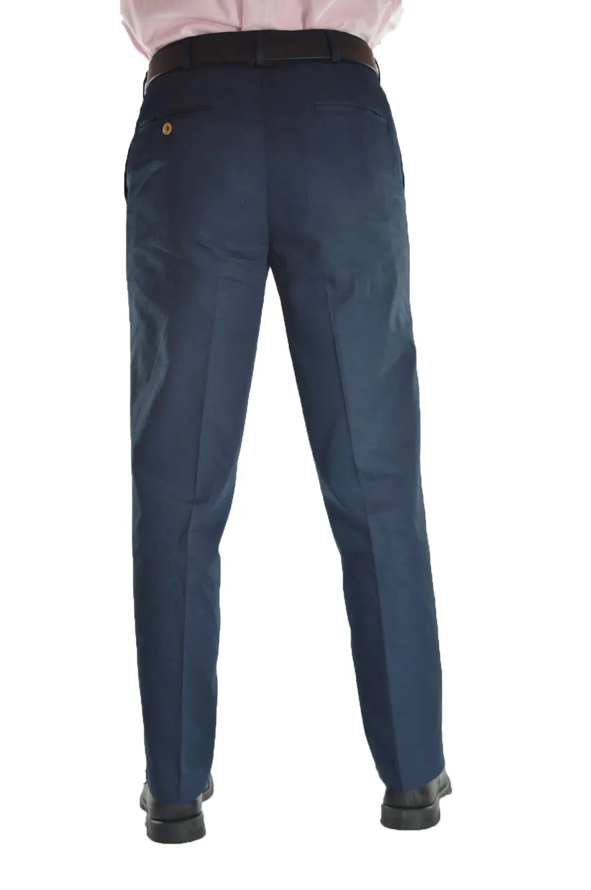 Georgia Cotton Gabardine Pants - Navy