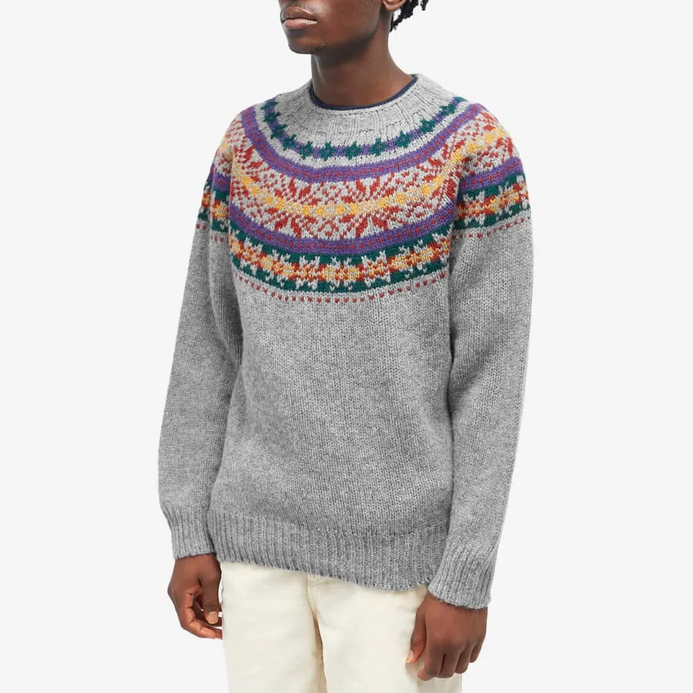 Howlin by Morrison Fragments of Light Yoke Crew Sweater