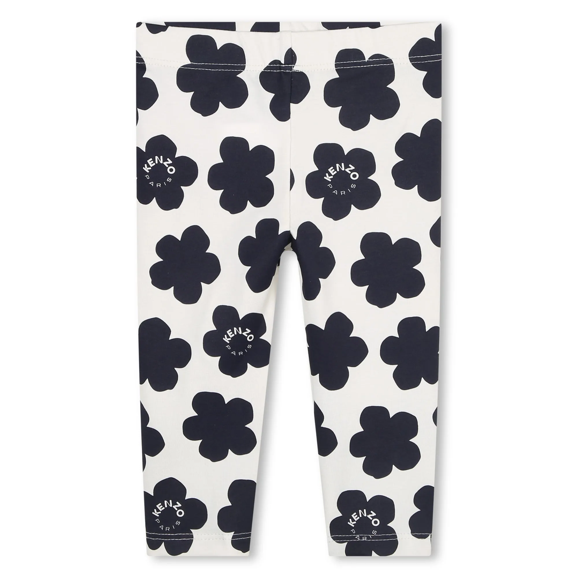 Ivory Floral Printed Legging