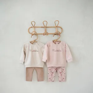 JBØRN Organic Cotton Baby Sweatshirt & Legging Set