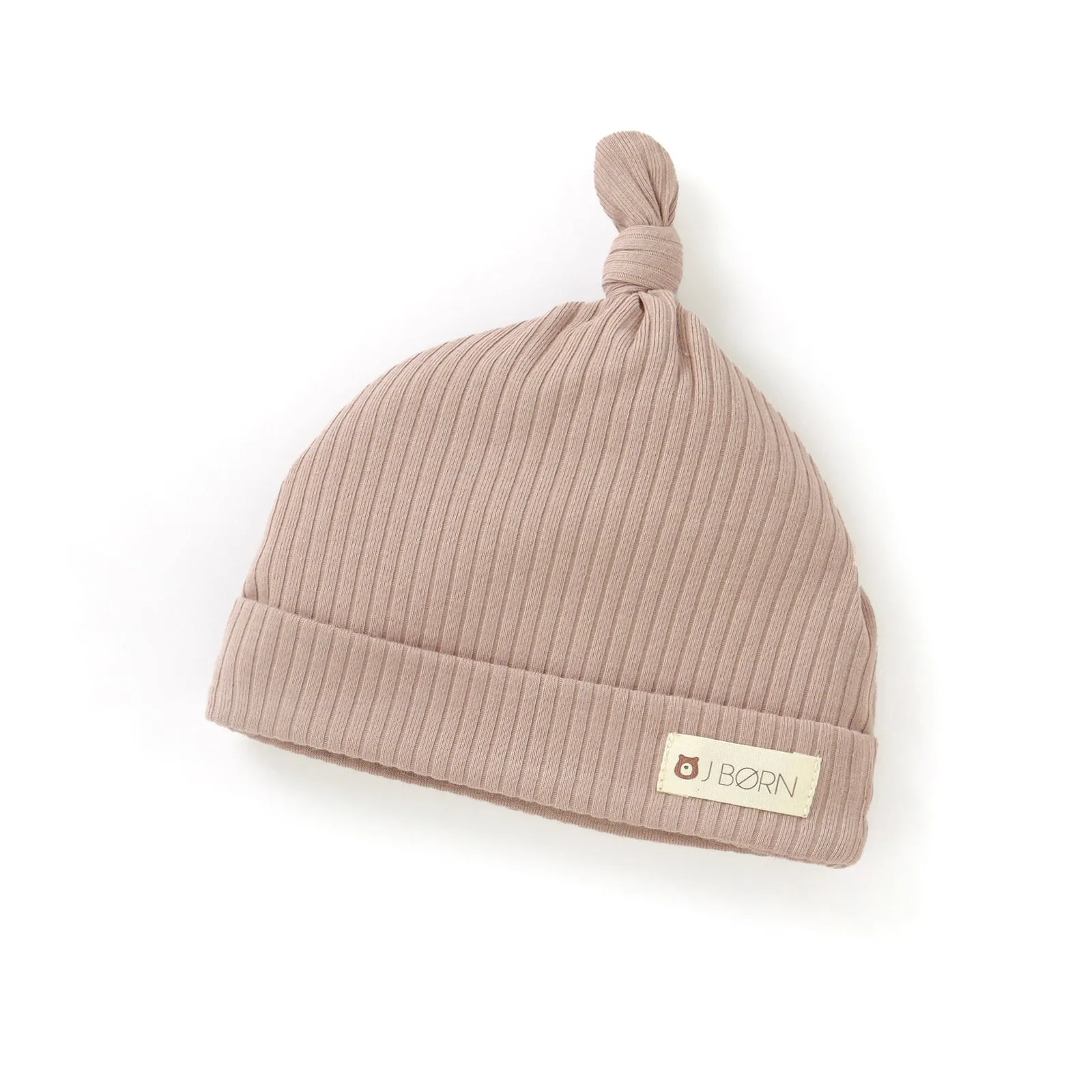 JBØRN Organic Cotton Ribbed Baby Hat