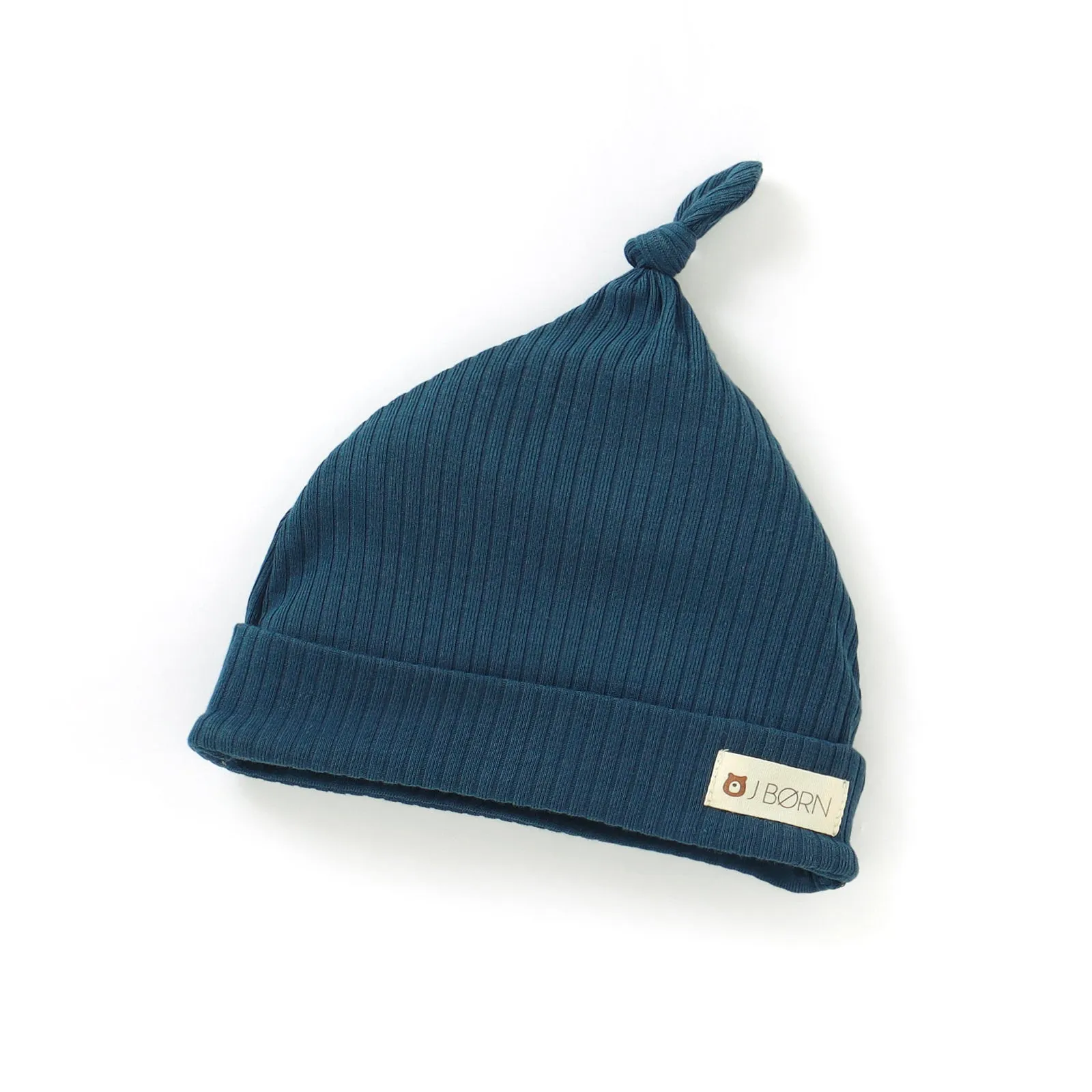 JBØRN Organic Cotton Ribbed Baby Hat