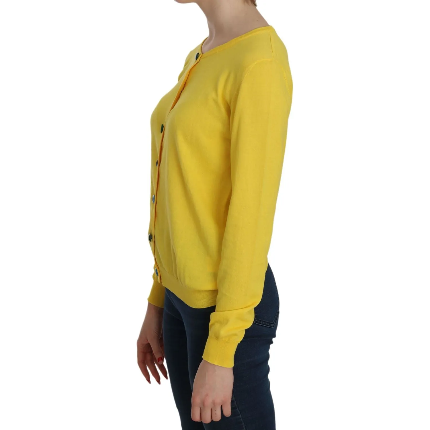 Jucca Radiant Yellow Cotton Sweater