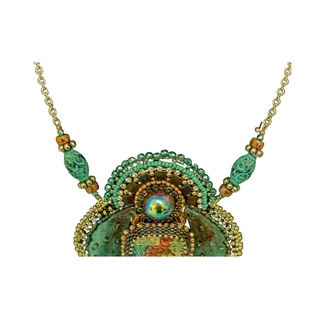 Kahlo Collection IV Bead Embroidery Necklace