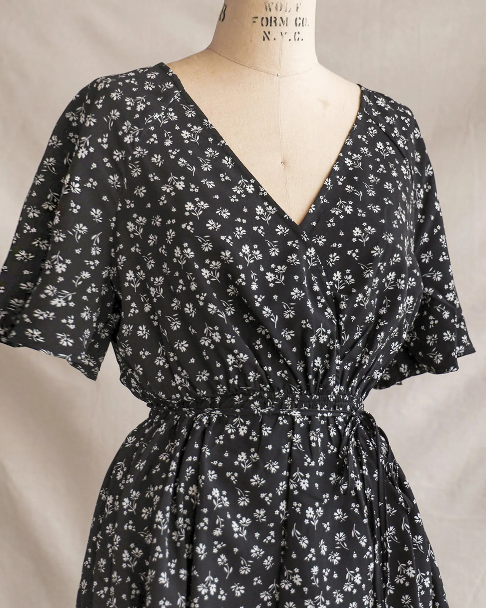 Licorice Petals Romper