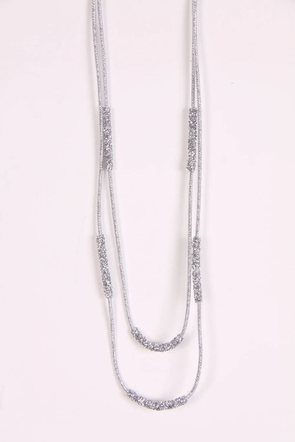 Long Lagen Look Double thread Necklace by Urban Mist