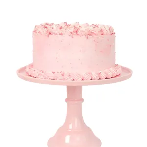 Melamine Bespoke Cake Stand Large- Peony Pink