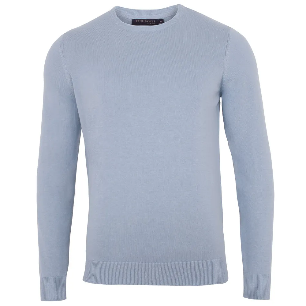 Men's 100% Cotton Crew Neck Jumper