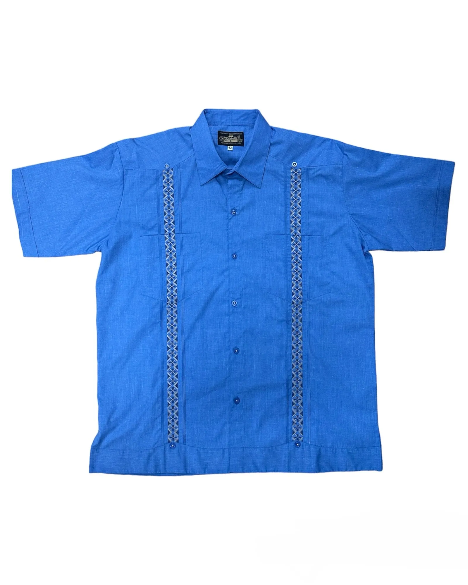 Men's Guayabera Pacifico Blue