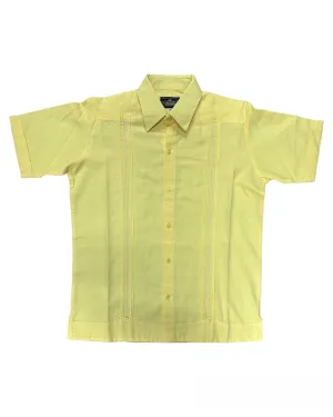 Men's Guayabera Uxmal Yellow