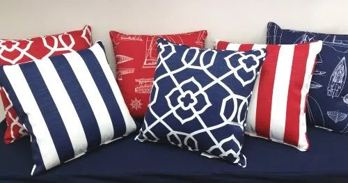 Modern Mosaic Indoor/Outdoor Poly Accent Pillows