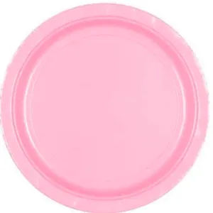 New Pink Dinner Paper Plates 10" | 20ct