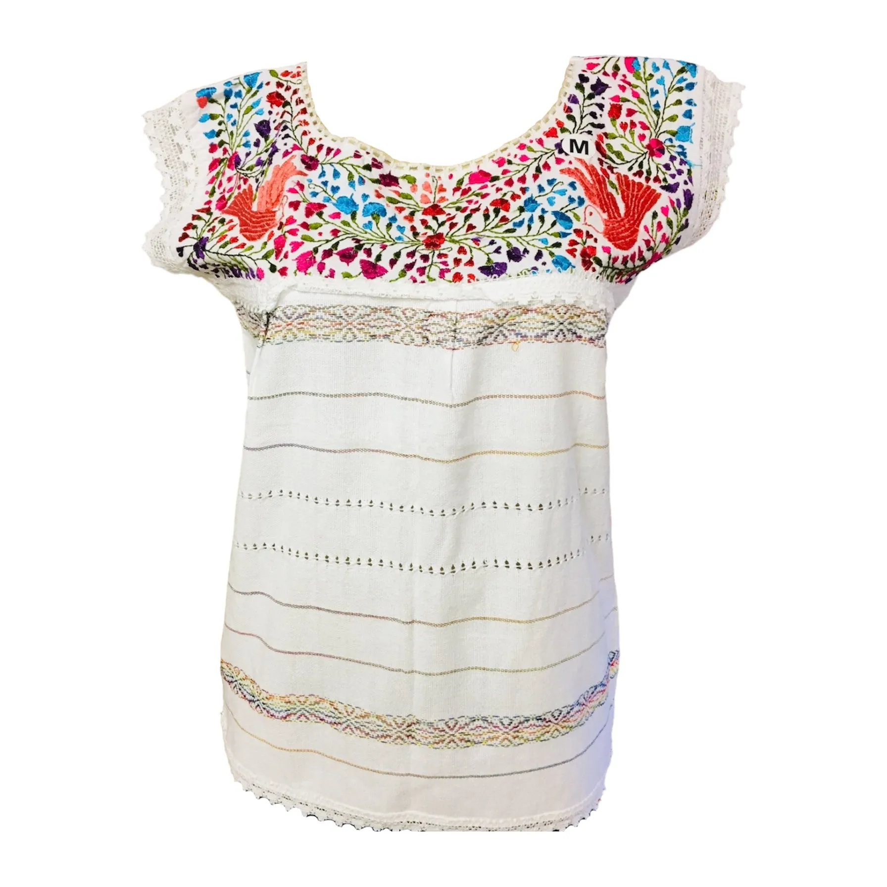 Oaxaca Paloma White Blouse