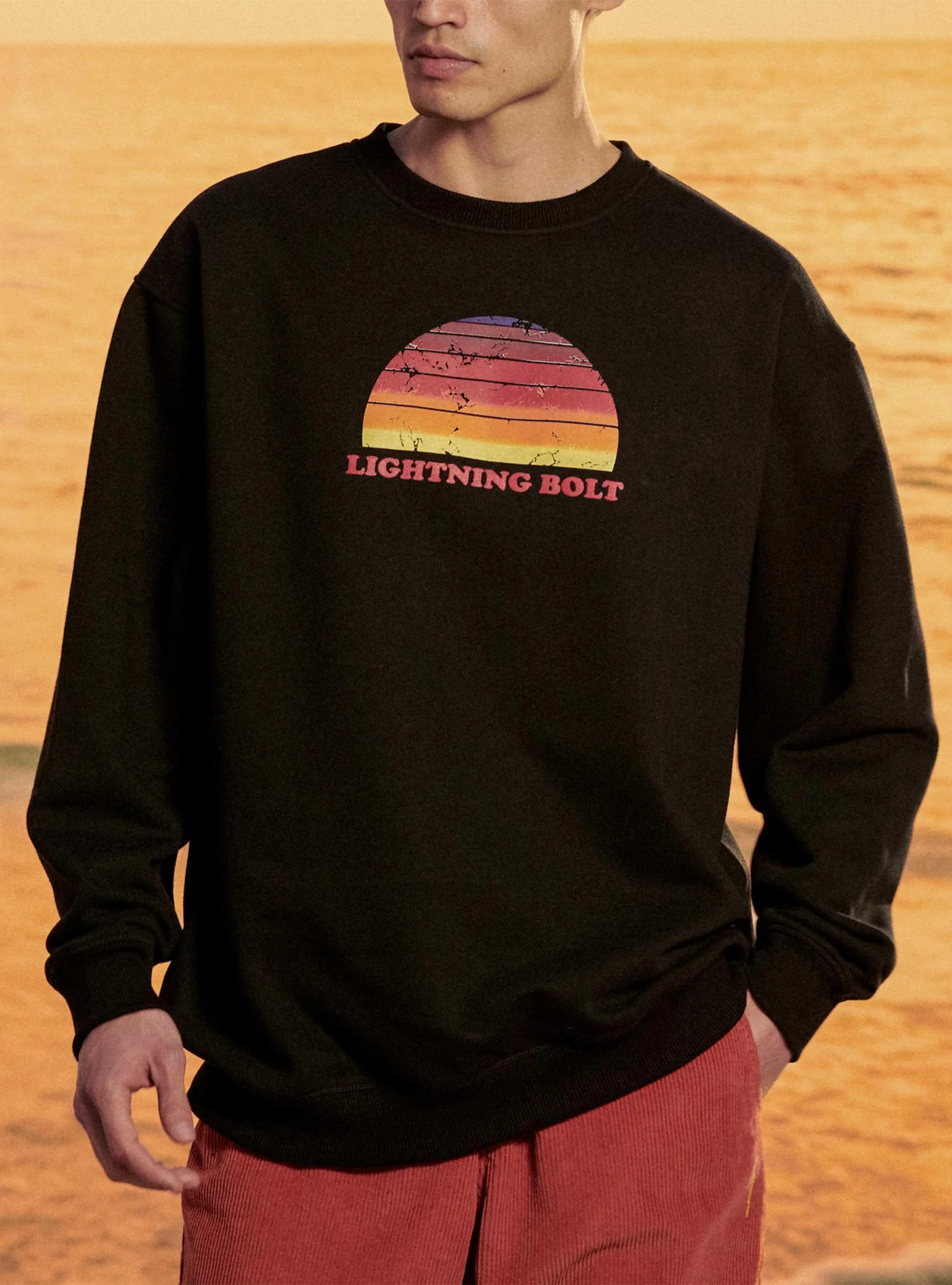 OVERSIZE SWEATSHIRT WITH FRONT PRINT