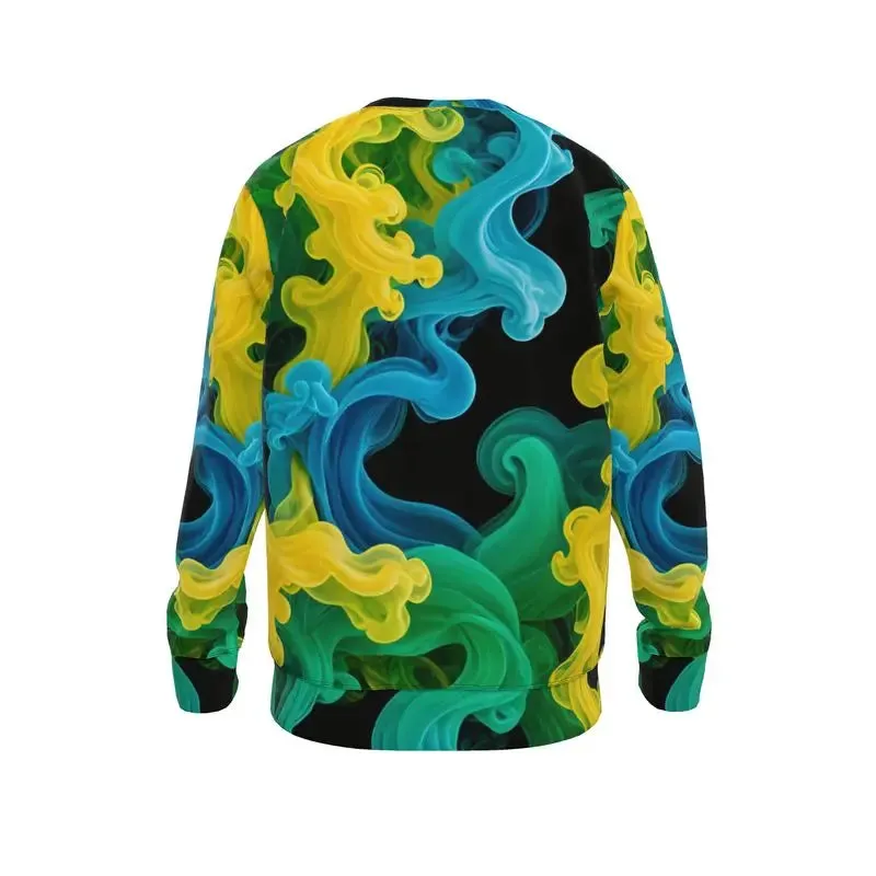 Paint Drops All Over Print Sweater