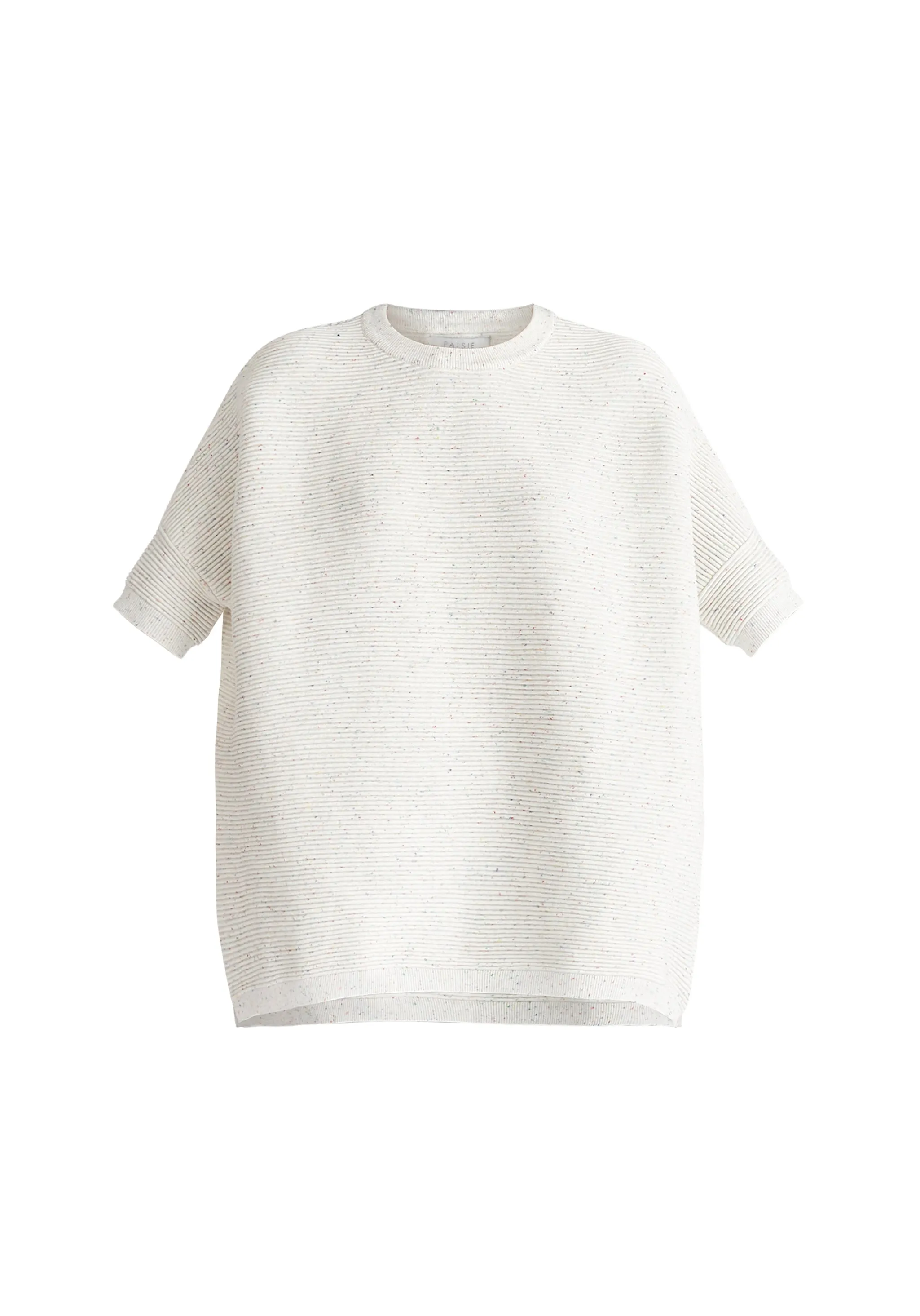 Paisie Short Sleeve Ribbed Jumper