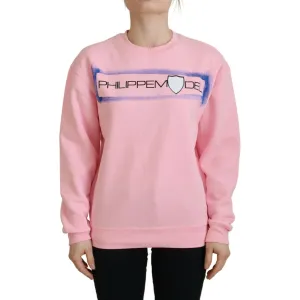 Philippe Model Elegant Pink Long Sleeve Pullover Sweater