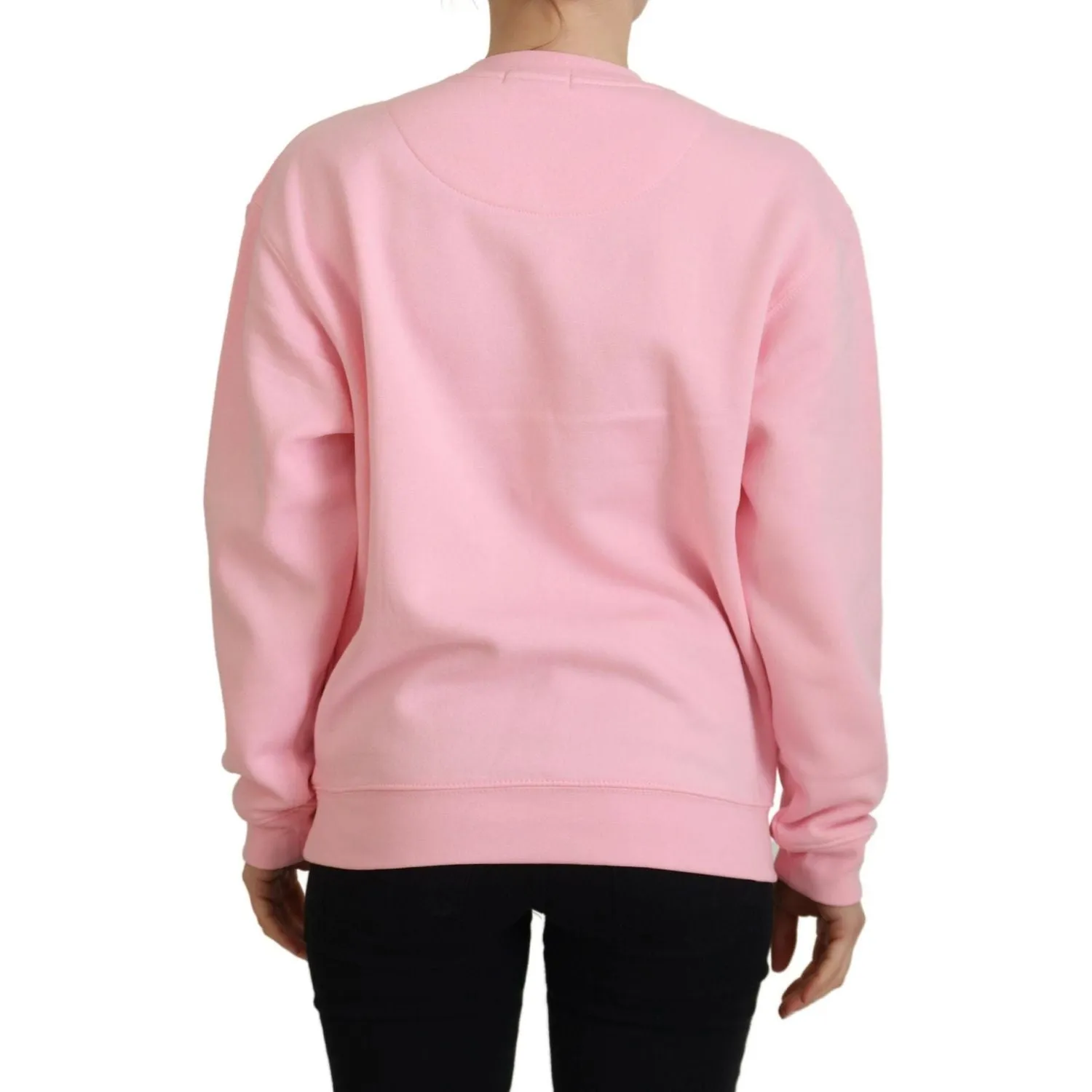 Philippe Model Elegant Pink Long Sleeve Pullover Sweater