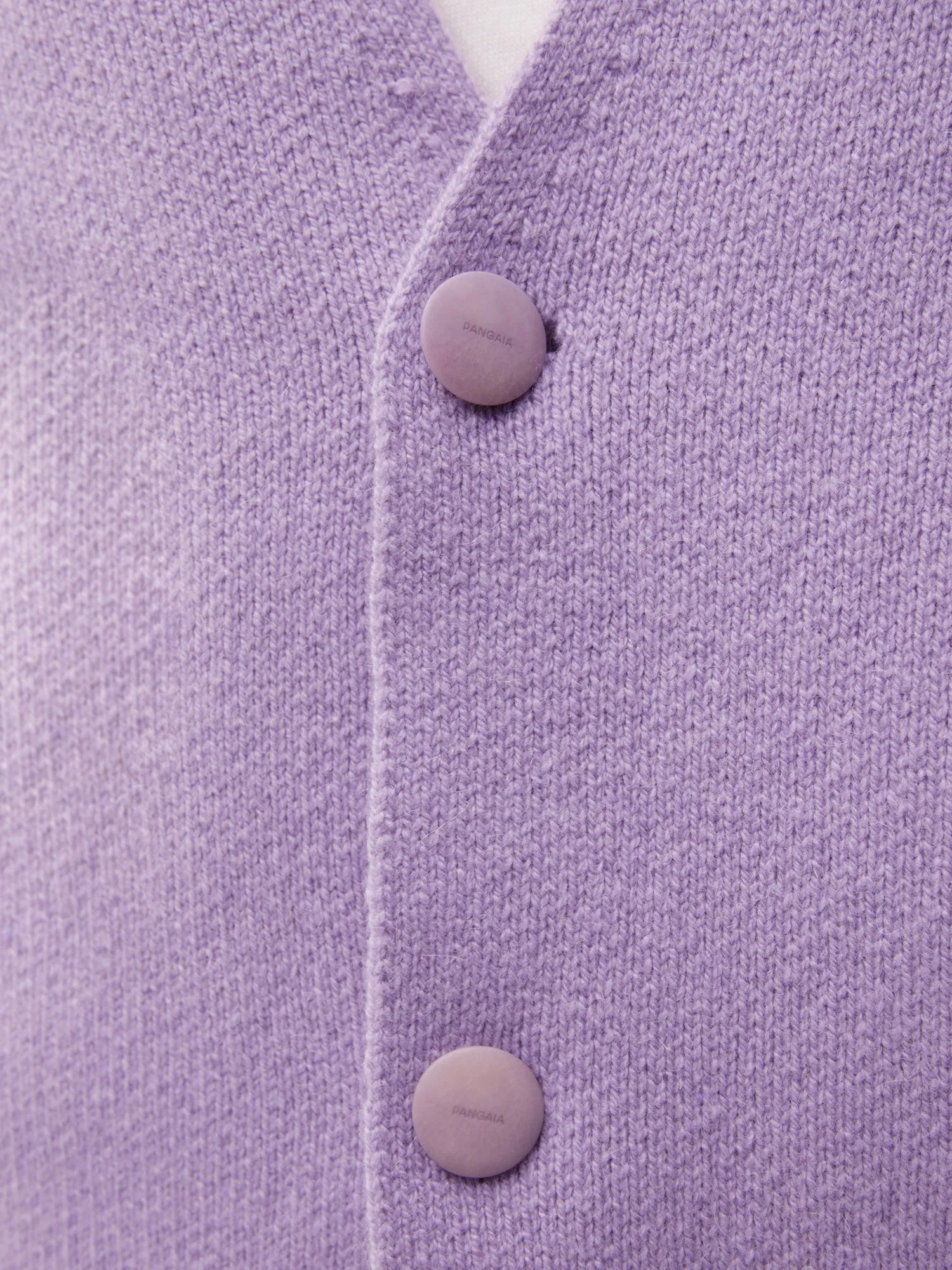 Recycled Cashmere Cardigan—orchid purple