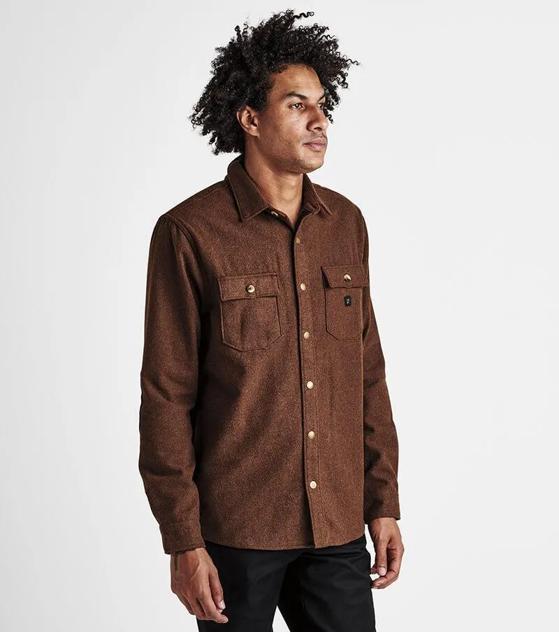 Roark Nordsman Flannel Shirt - Dark Brown