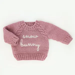 Snow Bunny Rosy Crew Neck Sweater for Baby & Toddler