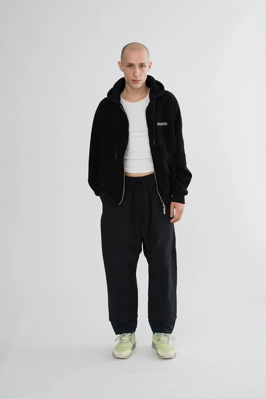 SOLAR FLEECE ZIP HOODY BLACK