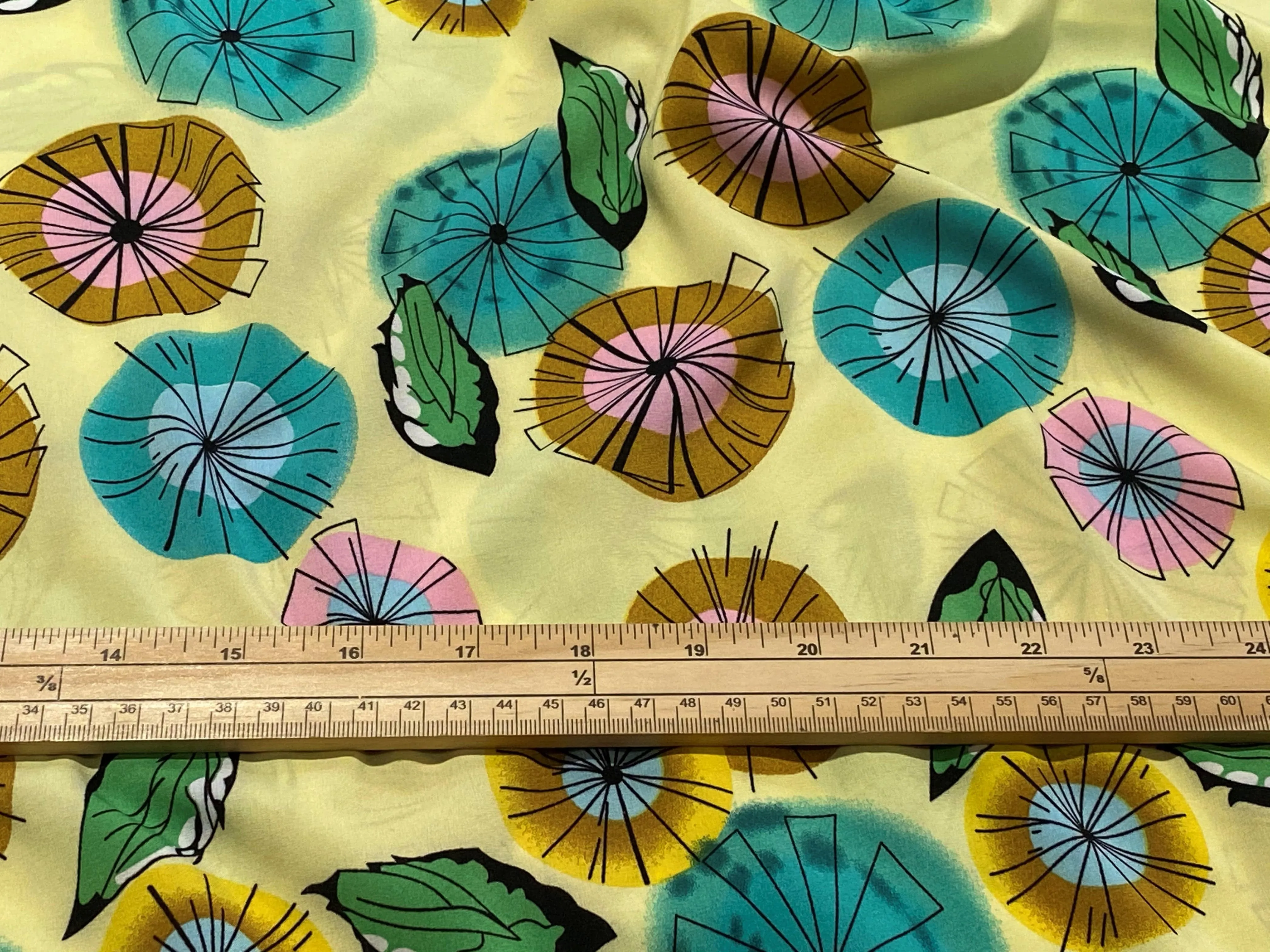 Springtime Flowers Spin - Summer Printed Crepe