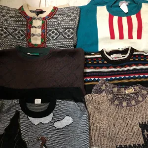 Sweaters ,printed ,embroidered and pattern style 13 pieces