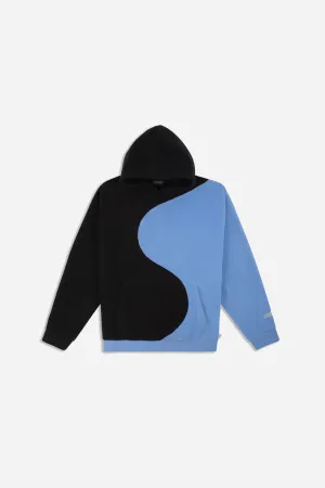 YINYANG FLEECE HOODY SKY